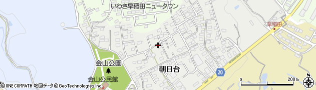 福島県いわき市金山町朝日台125周辺の地図