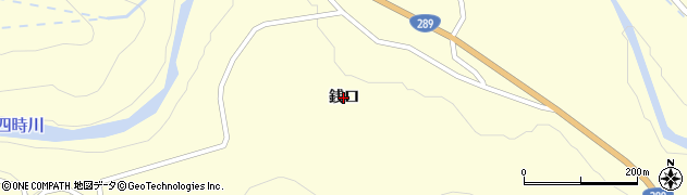 福島県いわき市田人町南大平（銭口）周辺の地図