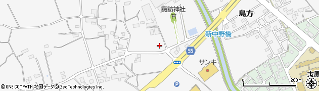 栃木県那須塩原市上中野461周辺の地図