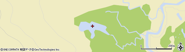 泉水池周辺の地図