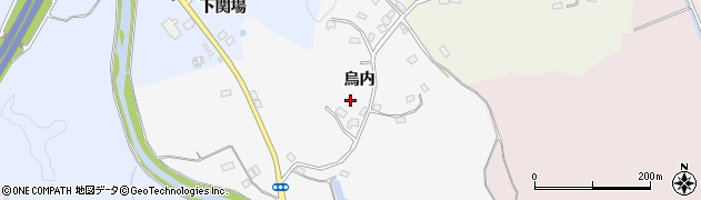 福島県いわき市仁井田町（烏内）周辺の地図