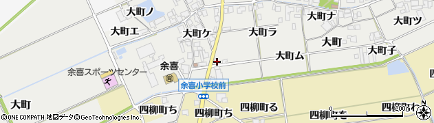 石川県羽咋市大町（ム）周辺の地図