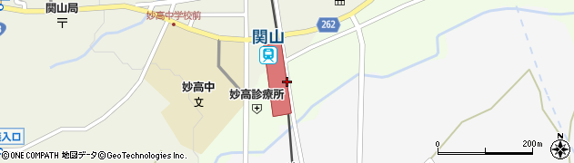 関山駅周辺の地図