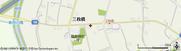 富山県下新川郡朝日町三枚橋360周辺の地図