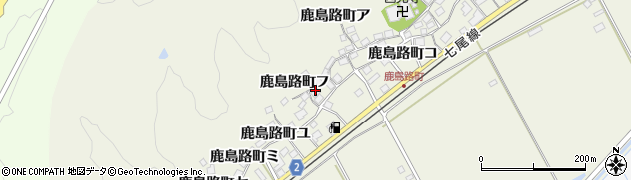 石川県羽咋市鹿島路町（ユ）周辺の地図