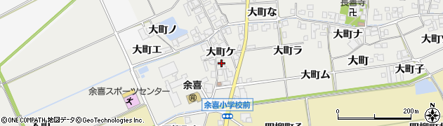 石川県羽咋市大町（ケ）周辺の地図