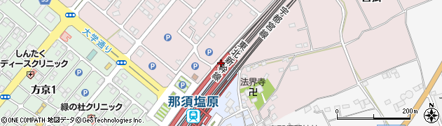 塩原自動車株式会社　那須塩原駅前営業所周辺の地図