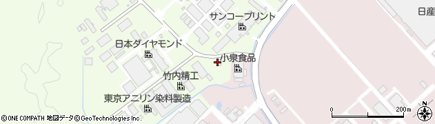 東京アニリン染料製造株式会社　試験室周辺の地図