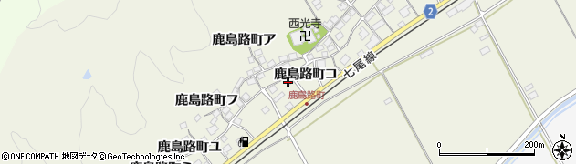 石川県羽咋市鹿島路町（コ）周辺の地図