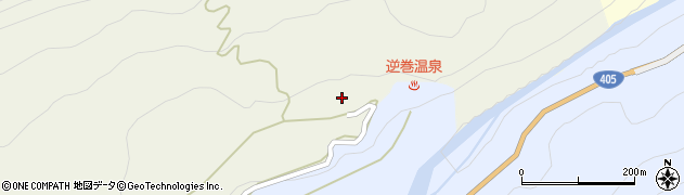 新潟県津南町（中魚沼郡）結東（逆巻）周辺の地図