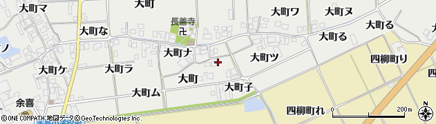 石川県羽咋市大町れ周辺の地図