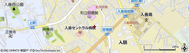 富山県入善町（下新川郡）周辺の地図