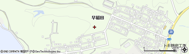 福島県いわき市泉町黒須野（早稲田）周辺の地図