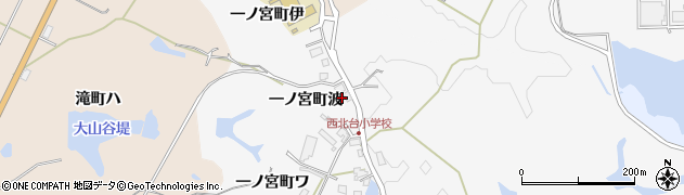 石川県羽咋市一ノ宮町（波）周辺の地図