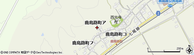 石川県羽咋市鹿島路町（ア）周辺の地図