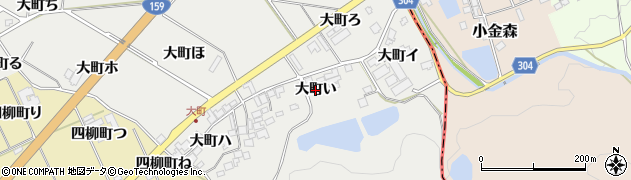 石川県羽咋市大町（い）周辺の地図