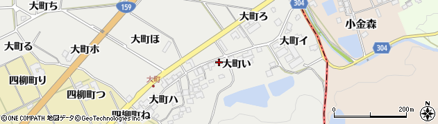 石川県羽咋市大町ロ周辺の地図