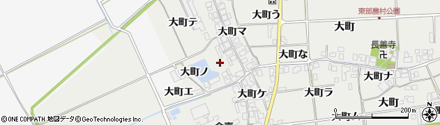 石川県羽咋市大町（エ）周辺の地図