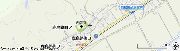 石川県羽咋市鹿島路町フ25周辺の地図