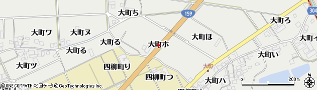 石川県羽咋市大町（ホ）周辺の地図