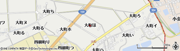 石川県羽咋市大町（ほ）周辺の地図