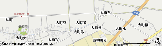 石川県羽咋市大町（ヌ）周辺の地図