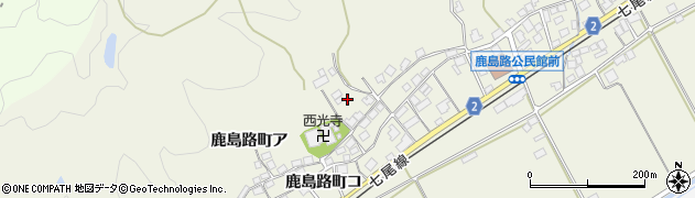 石川県羽咋市鹿島路町（ケ）周辺の地図