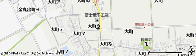 石川県羽咋市大町う周辺の地図