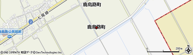 石川県羽咋市鹿島路町周辺の地図
