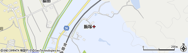 福島県いわき市石塚町（飯塚）周辺の地図
