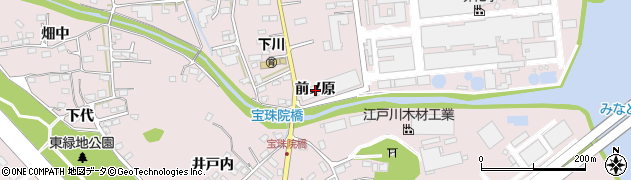 福島県いわき市泉町下川（前ノ原）周辺の地図