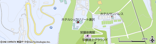 ホテルシェラリゾート湯沢周辺の地図