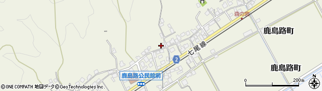 石川県羽咋市鹿島路町（ウ）周辺の地図