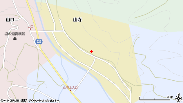 〒949-0543 新潟県糸魚川市山寺の地図