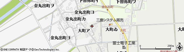 石川県羽咋市大町（サ）周辺の地図