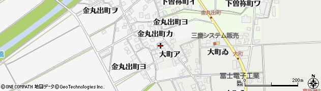 石川県羽咋市金丸出町（を）周辺の地図