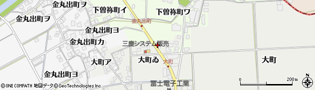 石川県羽咋市大町（ゐ）周辺の地図
