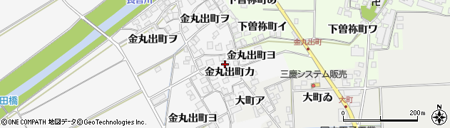 石川県羽咋市金丸出町（カ）周辺の地図