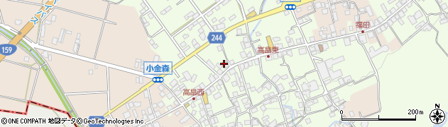 中橋理容店周辺の地図