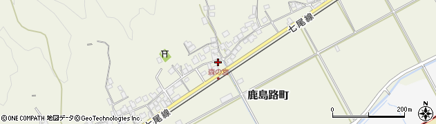 石川県羽咋市鹿島路町ヨ周辺の地図