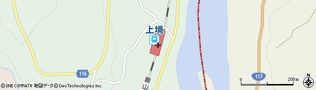 上境駅周辺の地図