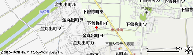 石川県羽咋市下曽祢町（イ）周辺の地図