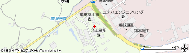 福島県いわき市泉町黒須野（砂利）周辺の地図