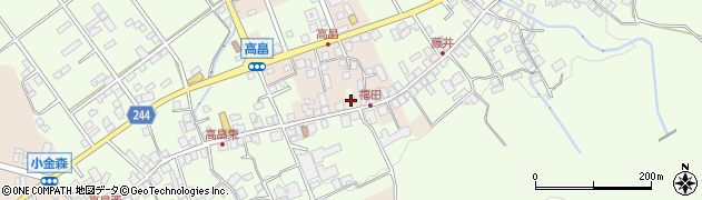 石川県中能登町（鹿島郡）高畠（子）周辺の地図