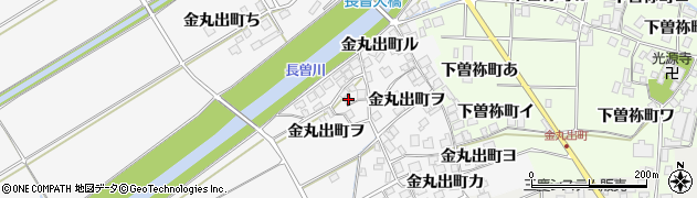 石川県羽咋市金丸出町（ヲ）周辺の地図