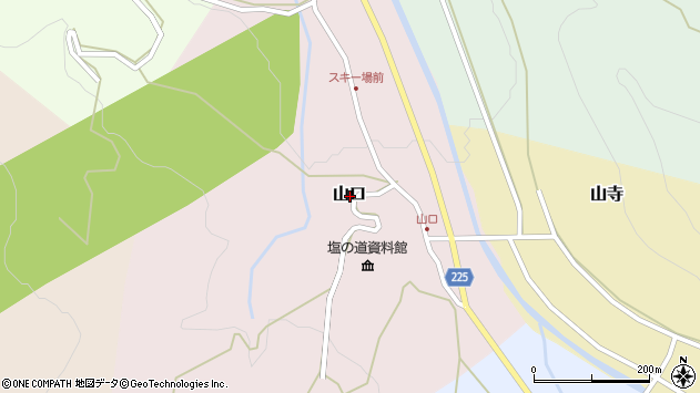 〒949-0554 新潟県糸魚川市山口の地図