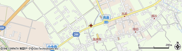 石川県中能登町（鹿島郡）高畠（ち）周辺の地図