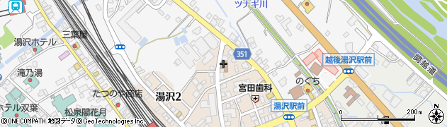 湯沢郵便局 ＡＴＭ周辺の地図