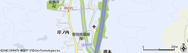 福島県いわき市山田町（橋本）周辺の地図