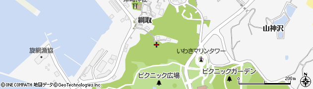 福島県いわき市小名浜下神白（綱取）周辺の地図